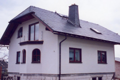 Schieferdach Höhn Deutscher Deckung Wangenkehle