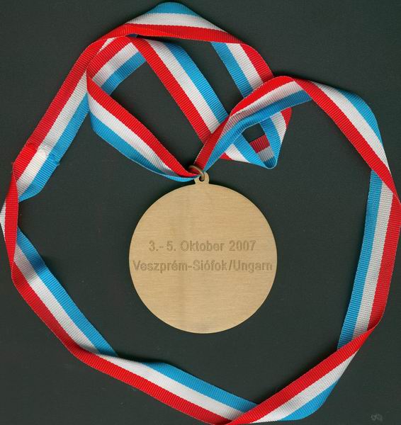 Bronzemedaille der Dachdecker WM 2007
